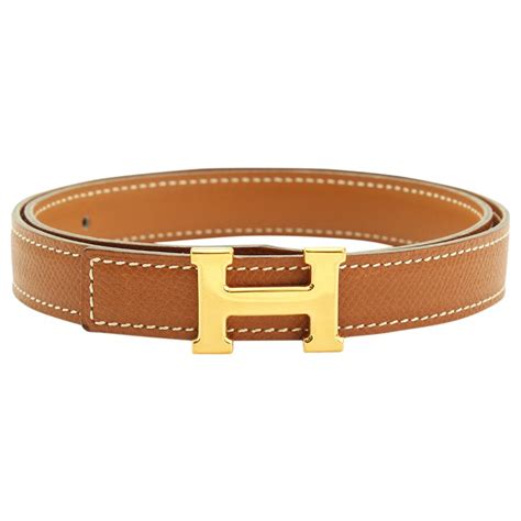 hermes belt women brown|hermes leather buckle belt.